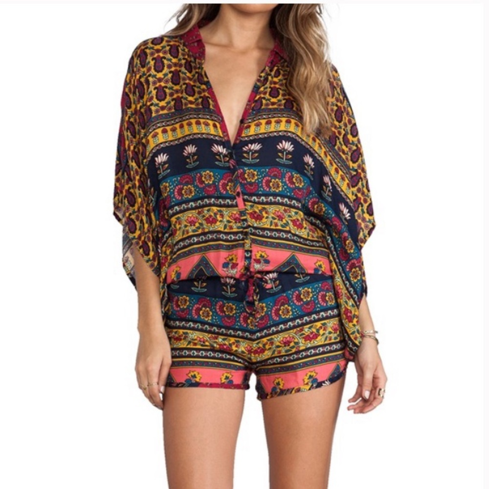 Revolve Novella Royale Lazy Daze Romper Size Large